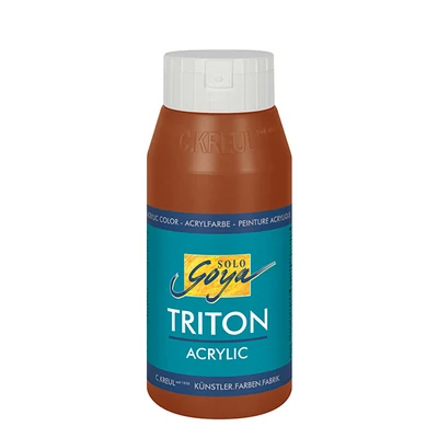 Kreul Solo Goya Triton akrilfesték, 750 ml - 12, dark oxide brown
