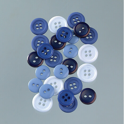 Műanyag gombok - blue, 1-1,5 cm, 40 g