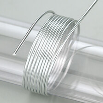 Alumínium drót, 2 mm, 5 m - ezüst