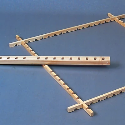 Batikfeszítő keret, 1x1 m