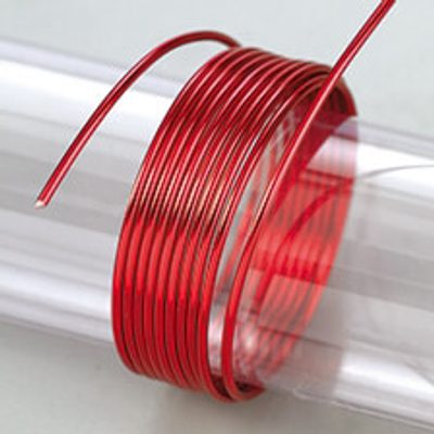 Alumínium drót, 2 mm, 5 m - piros