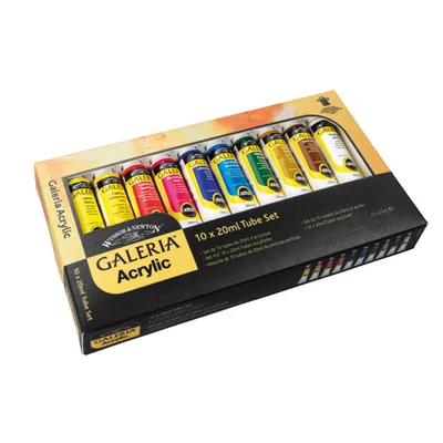 Winsor&amp;Newton Galeria akrilfesték készlet - 10x20 ml