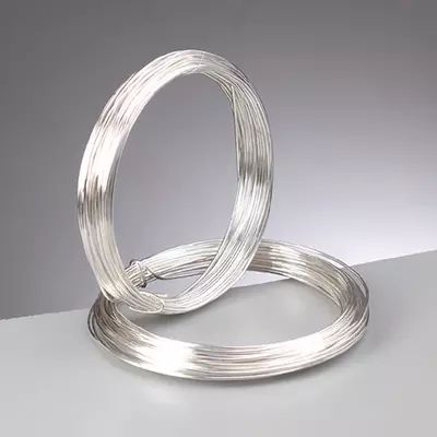Ékszer drót, 0,6 mm, 10 m - ezüst
