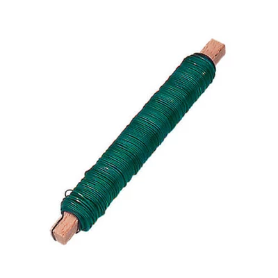 Virágkötöző drót, 0,7 mm, 100 g - zöld