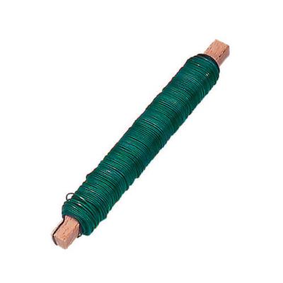 Virágkötöző drót, 0,7 mm, 100 g - zöld