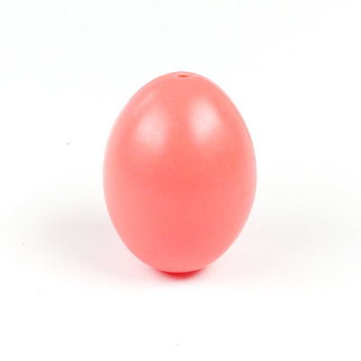 Műanyag tojás 6x4 cm - 33, púder pink