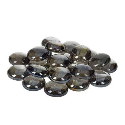 Üvegkavics, 18-20 mm, 100 g - irizáló, fekete