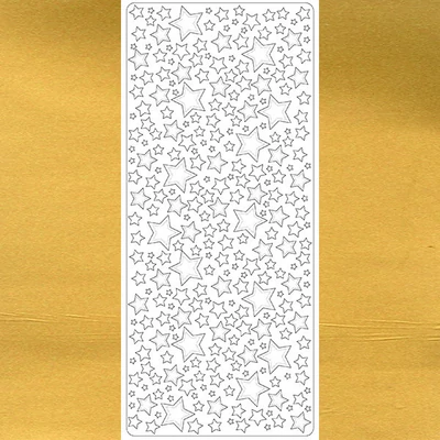Kontúrmatrica - duci csillagok, arany, 2303