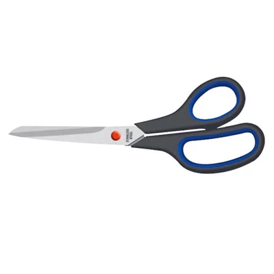 Irodai gumifogós olló - 23 cm