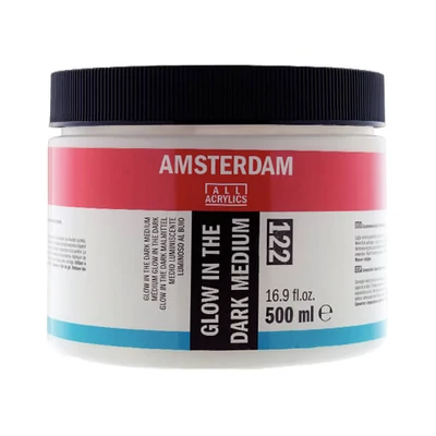 Talens Amsterdam 122 effekt médium - 500 ml, sötétben világító