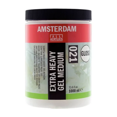 Talens Amsterdam 021 extra heavy gel médium, 1000 ml - fényes