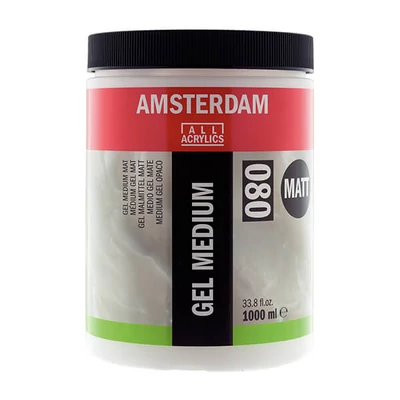 Talens Amsterdam 080 gel médium, 1000 ml - matt