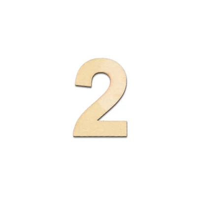 Fa szám, 40x2 mm - 2