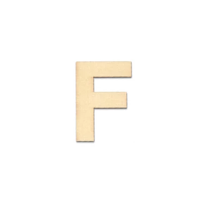 Fa betű, 40x2 mm - F