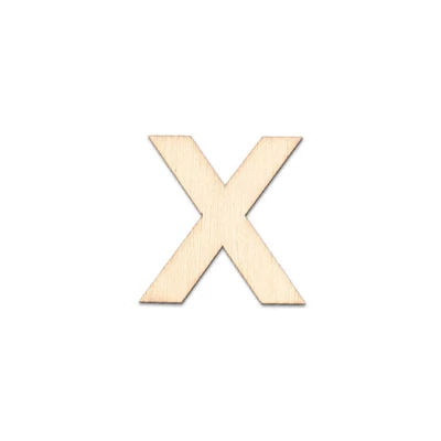 Fa betű, 40x2 mm - X