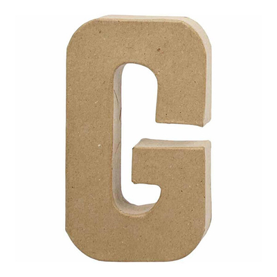 Papírmasé betű - G, 20,5 cm