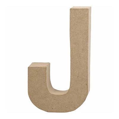 Papírmasé betű - J, 20,5 cm