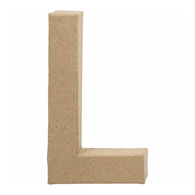 Papírmasé betű - L, 20,5 cm