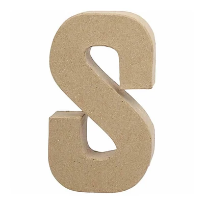 Papírmasé betű - S, 20,5 cm