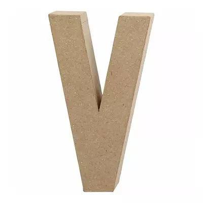 Papírmasé betű - V, 20,5 cm