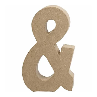 Papírmasé írásjel - &amp;, 20,5 cm