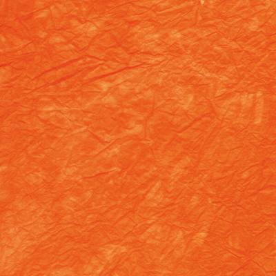 Batikolt papír, csomagoló papír, kb. 70x100 cm - világos narancs