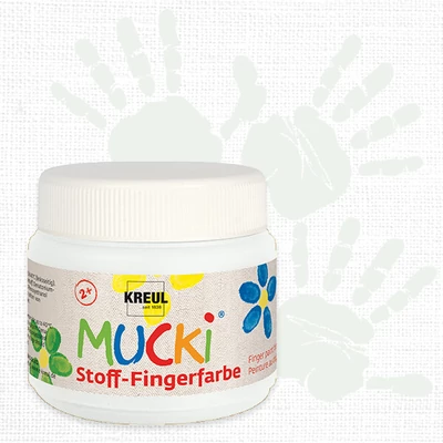 Mucki ujjfesték textilre, 150 ml - fehér