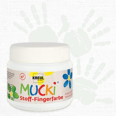Mucki ujjfesték textilre, 150 ml - fehér