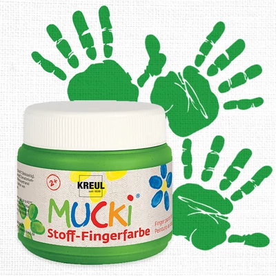 Mucki ujjfesték textilre, 150 ml - zöld