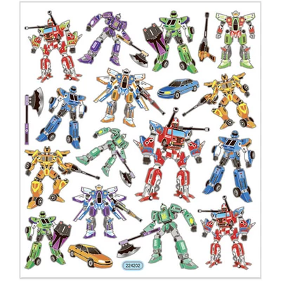 Transformers öntapadós matrica 15x16,5 cm-es ív