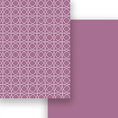 Fotókarton, A4 - matt körök, vintage mályva