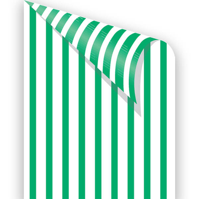 Fotókarton, 50x70 cm - csíkos, fehér-zöld