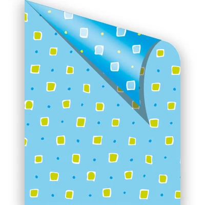 Fotókarton, 50x70 cm - konfettis, kék