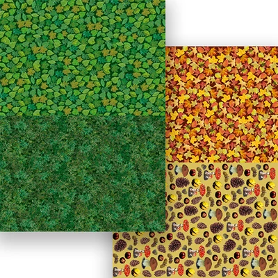 Fotókarton, 50x70 cm - Négy évszak levelei