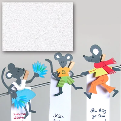 Akvarellkarton, A4, 220 g - 02, fehér