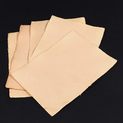 Merített papír, művészeti, 200 g, 5 db - A4, antikolt