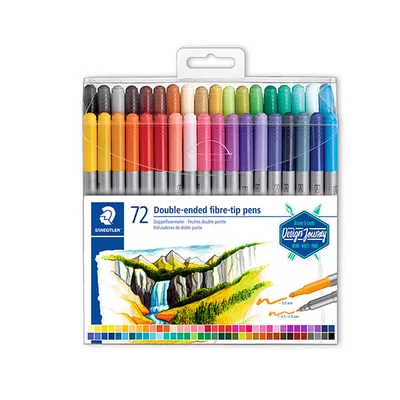 Rostirón készlet, Staedtler, Design Journey, kétvégű - 72 db