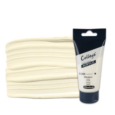 Schmincke College akrilfesték, 75 ml - 200, ivory