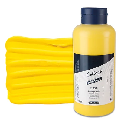Schmincke College akrilfesték, 750 ml - 220, college yellow