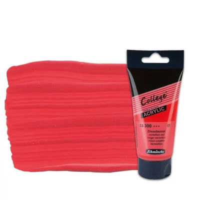 Schmincke College akrilfesték, 75 ml - 300, vermillon red