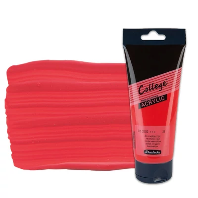 Schmincke College akrilfesték, 200 ml - 300, vermillon red