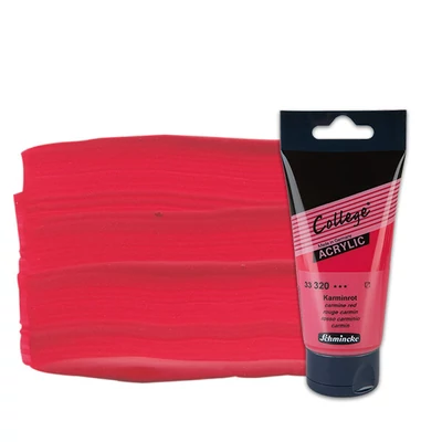Schmincke College akrilfesték, 75 ml - 320, carmine red