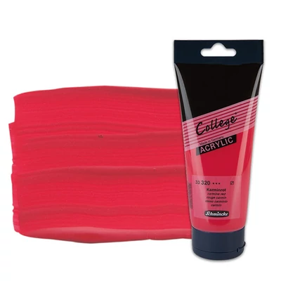 Schmincke College akrilfesték, 200 ml - 320, carmine red