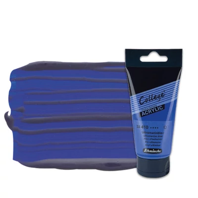Schmincke College akrilfesték, 75 ml - 410, ultramarine blue