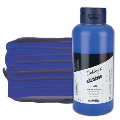 Schmincke College akrilfesték, 750 ml - 410, ultramarine blue