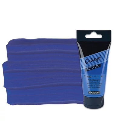 Schmincke College akrilfesték, 75 ml - 420, cobalt blue hue