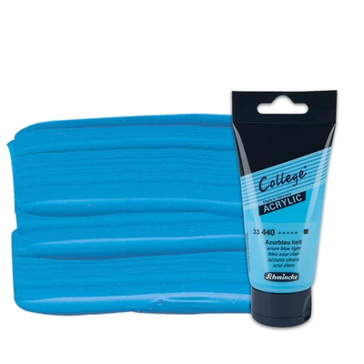 Schmincke College akrilfesték, 75 ml - 440, azure blue light
