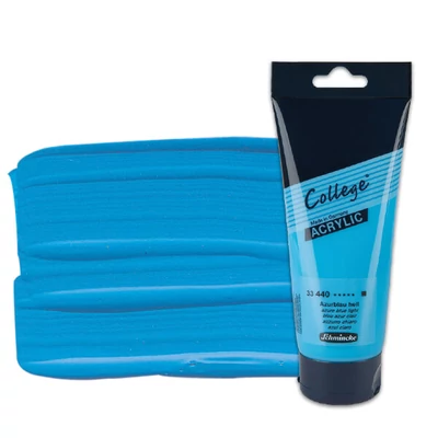 Schmincke College akrilfesték, 200 ml - 440, azure blue light