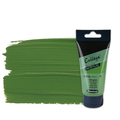 Schmincke College akrilfesték, 75 ml - 515, olive green