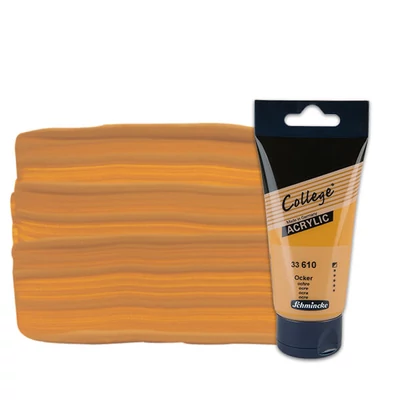 Schmincke College akrilfesték, 75 ml - 610, ochre